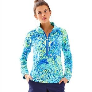 EUC Size L Lilly Pulitzer Popover Lilly’s Lagoon